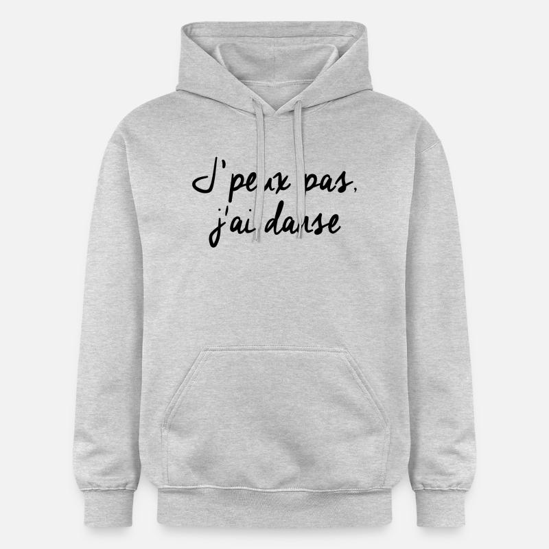 J'peux pas j'ai danse - Sweat à capuche Softstyle® Gildan Unisexe - gris clair chiné