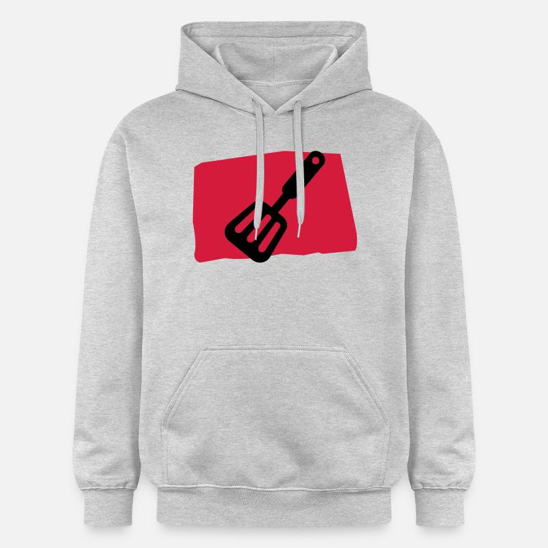 pfannenwender_c2 - Sweat à capuche Softstyle® Gildan Unisexe - gris clair chiné