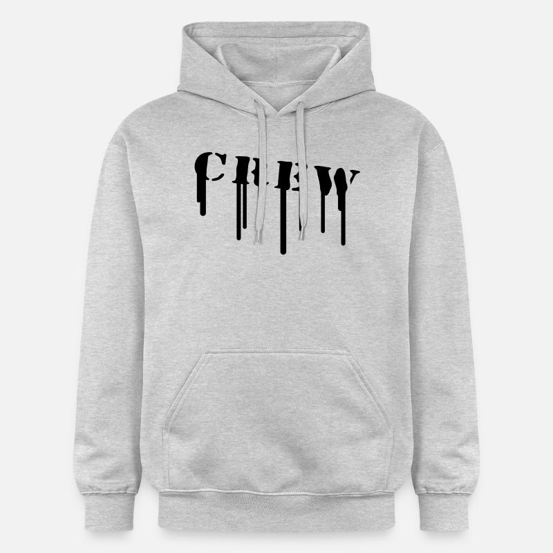 crew_paint - Sweat à capuche Softstyle® Gildan Unisexe - gris clair chiné