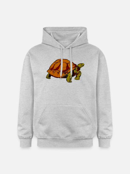 turtle - Gildan Unisex Softstyle® Midweight Hoodie - light heather grey