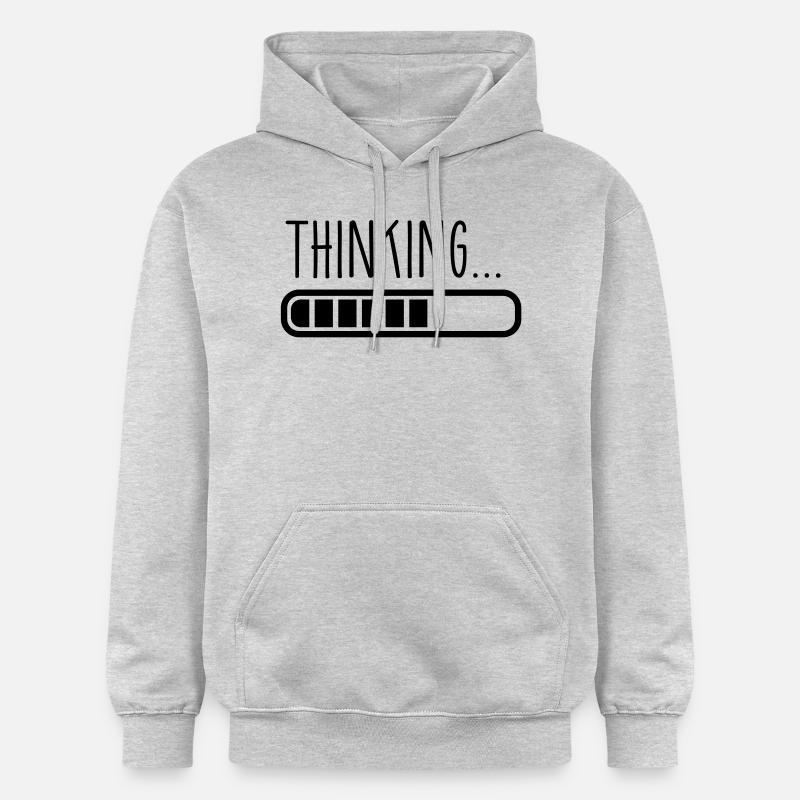 loading thinking - Sweat à capuche Softstyle® Gildan Unisexe - gris clair chiné