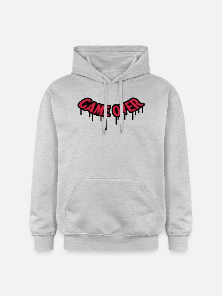 Game Over Graffiti - Gildan Unisex Softstyle® Midweight Hoodie - light heather grey