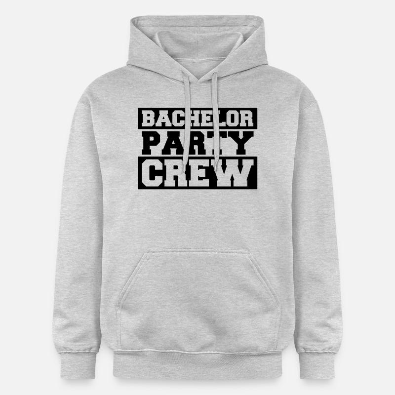 Bachelor Party Crew Design - Sweat à capuche Softstyle® Gildan Unisexe - gris clair chiné