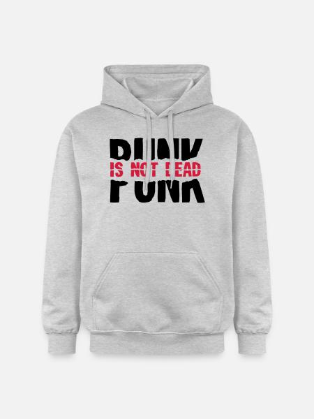 punk - Gildan Unisex Softstyle® Midweight Hoodie - Hellgrau meliert