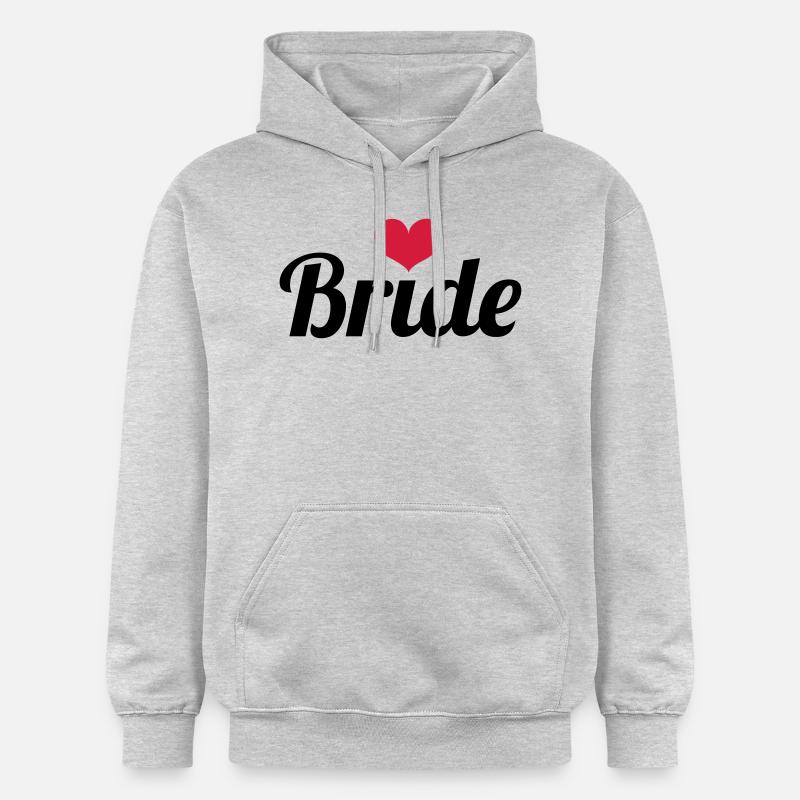 Bride - Wedding - Sweat à capuche Softstyle® Gildan Unisexe - gris clair chiné