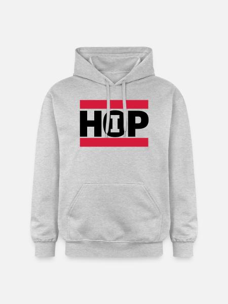 hip hop - Gildan Unisex Softstyle® Midweight Hoodie - Hellgrau meliert