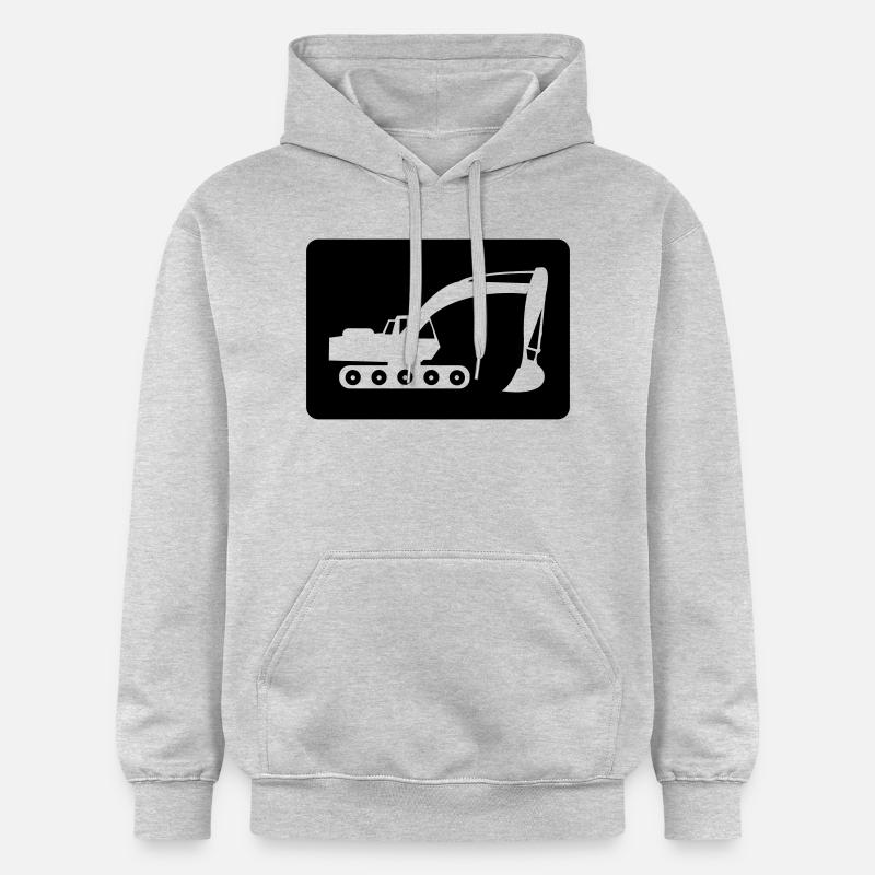 bagger - Sweat à capuche Softstyle® Gildan Unisexe - gris clair chiné