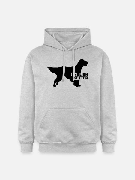 English Setter - Gildan Unisex Softstyle® Midweight Hoodie - light heather grey