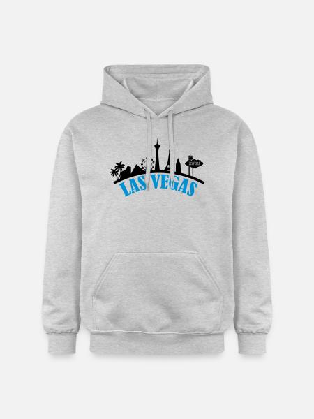 las_vegas_002 - Sweat à capuche Softstyle® Gildan Unisexe - gris clair chiné