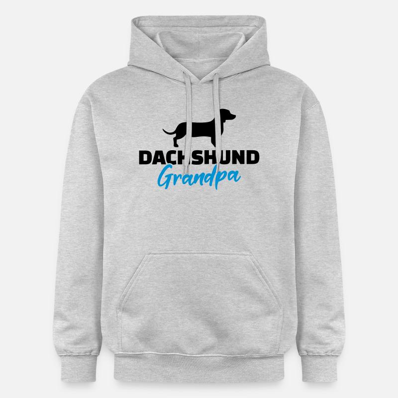 Teckel - Sweat à capuche Softstyle® Gildan Unisexe - gris clair chiné