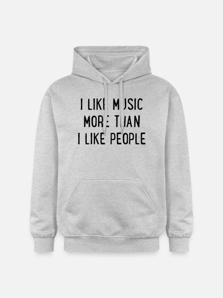 Music - Gildan Unisex Softstyle® Midweight Hoodie - light heather grey