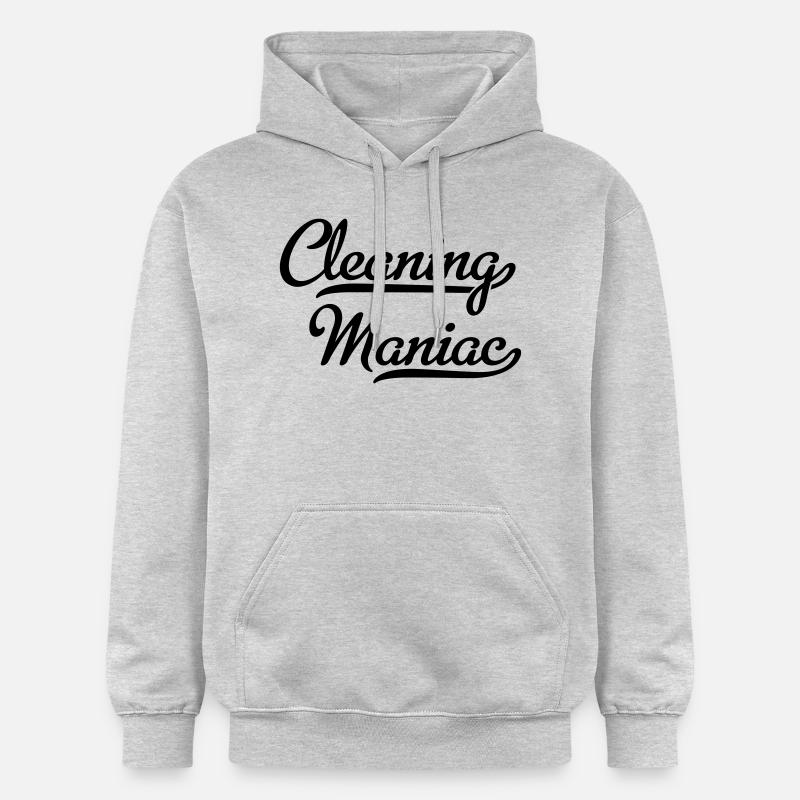 Diable de nettoyage - Sweat à capuche Softstyle® Gildan Unisexe - gris clair chiné