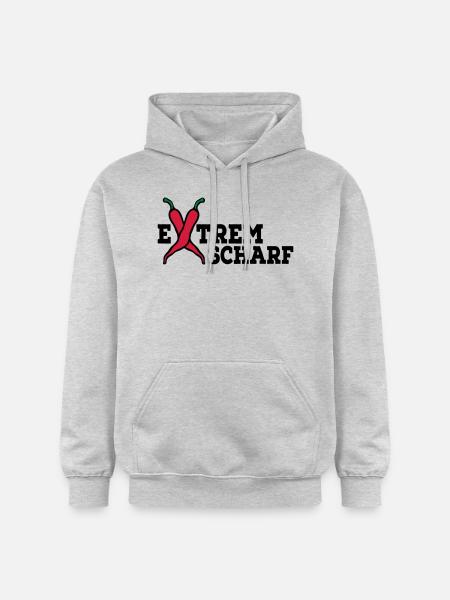 extrem scharf - Gildan Unisex Softstyle® Midweight Hoodie - Hellgrau meliert