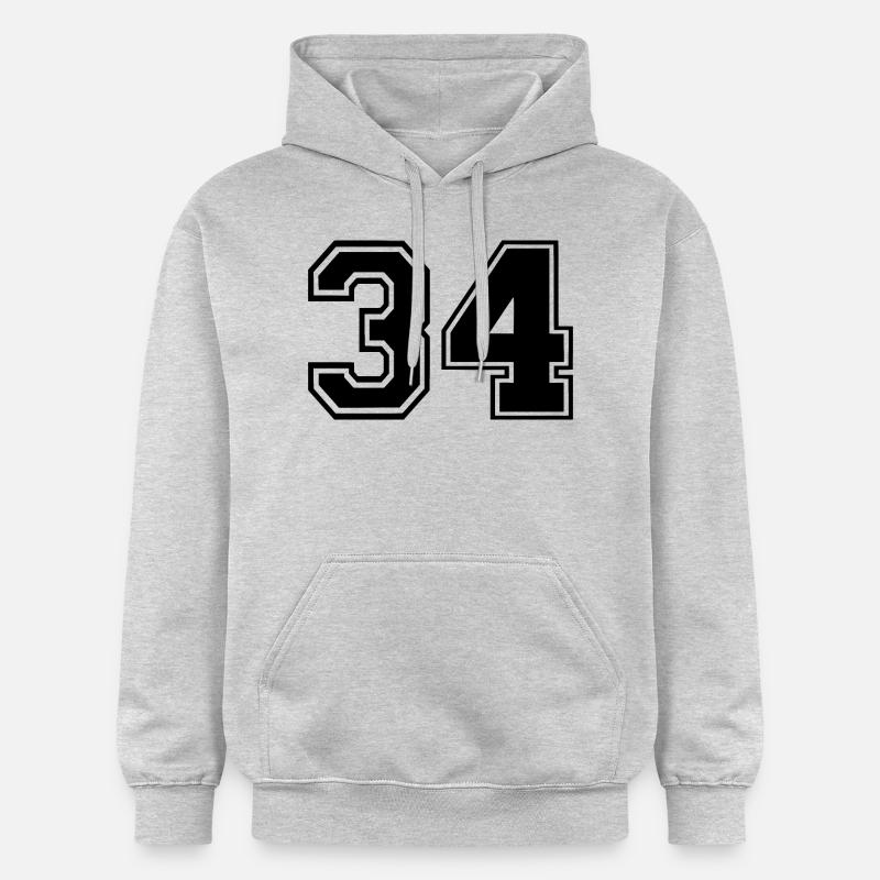 34 - Sweat à capuche Softstyle® Gildan Unisexe - gris clair chiné