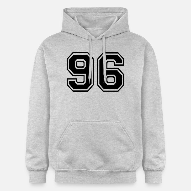 96 - Sweat à capuche Softstyle® Gildan Unisexe - gris clair chiné