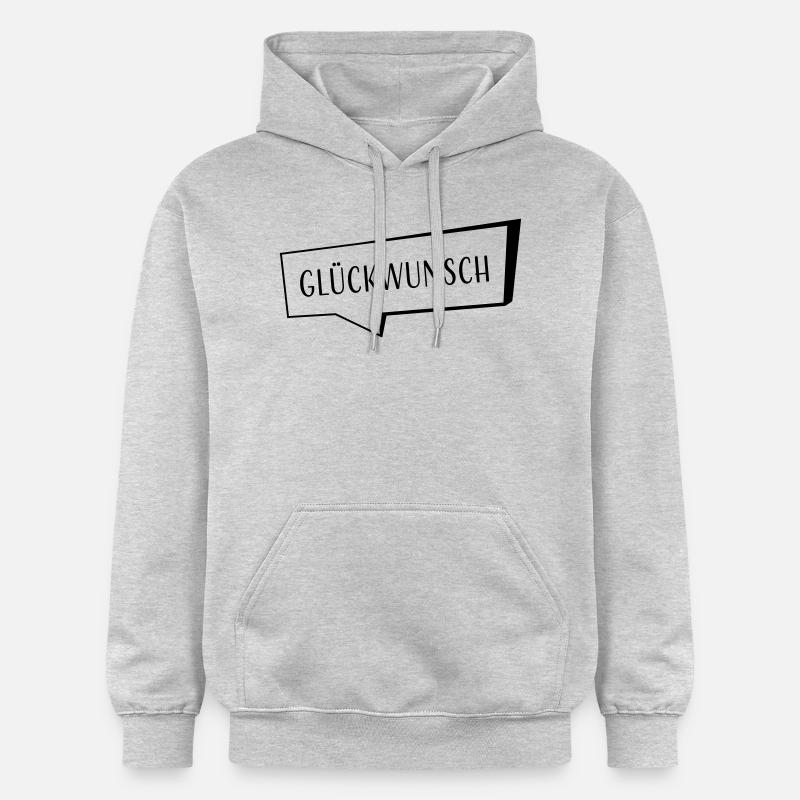 Félicitations - Sweat à capuche Softstyle® Gildan Unisexe - gris clair chiné