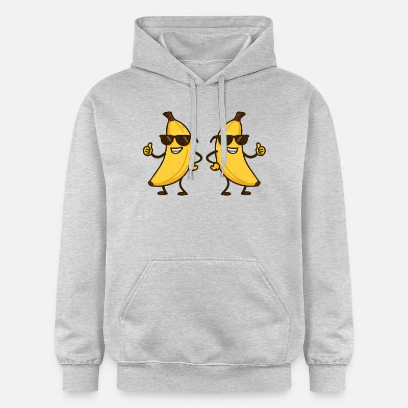 babane comic cool 2 - Gildan Unisex Softstyle® Midweight Hoodie - Hellgrau meliert