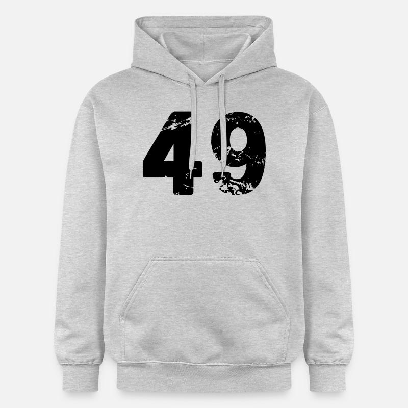 49 - Sweat à capuche Softstyle® Gildan Unisexe - gris clair chiné