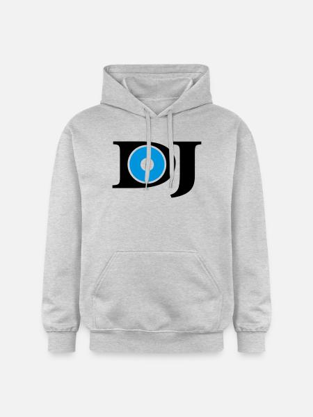 dj - Sweat à capuche Softstyle® Gildan Unisexe - gris clair chiné