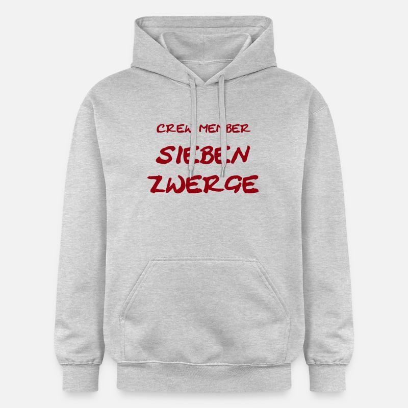 CREW_MEMBER_7Dwarfs - Gildan Unisex Softstyle® Midweight Hoodie - Hellgrau meliert