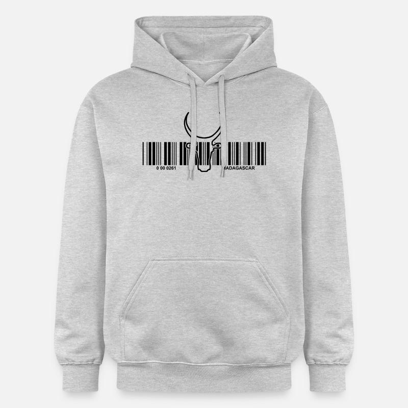 code barre zebu 2 - Sweat à capuche Softstyle® Gildan Unisexe - gris clair chiné