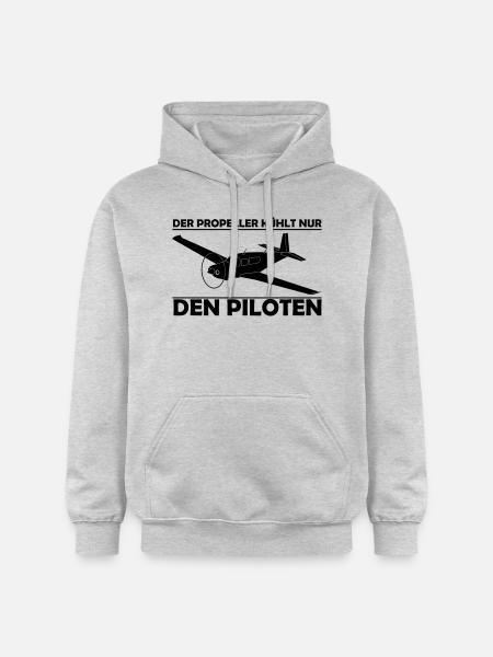 Mooney Motorflugzeug Geschenk - Gildan Unisex Softstyle® Midweight Hoodie - Hellgrau meliert