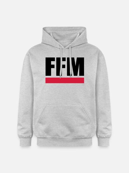 FFM - Frankfurt am Main - Gildan Unisex Softstyle® Midweight Hoodie - Hellgrau meliert