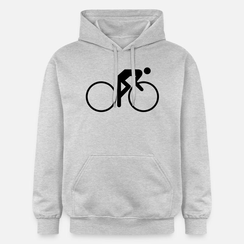 fahrrad - Sweat à capuche Softstyle® Gildan Unisexe - gris clair chiné