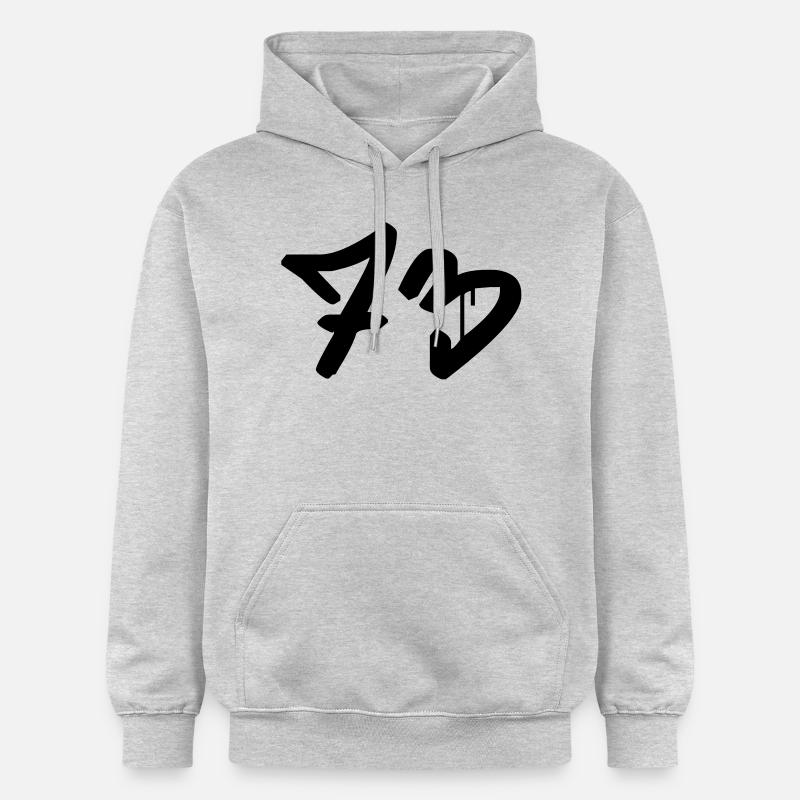 Graffiti : 73 - Sweat à capuche Softstyle® Gildan Unisexe - gris clair chiné