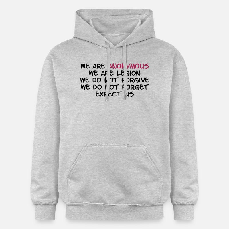 We Are Anonymous - Sweat à capuche Softstyle® Gildan Unisexe - gris clair chiné