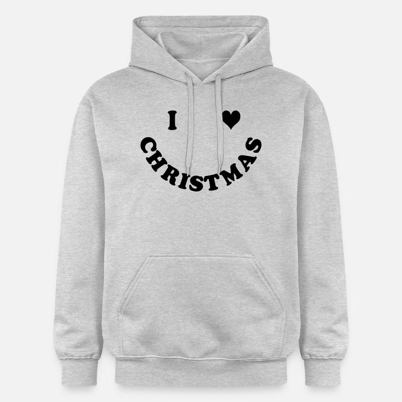 Noël - Sweat à capuche Softstyle® Gildan Unisexe - gris clair chiné