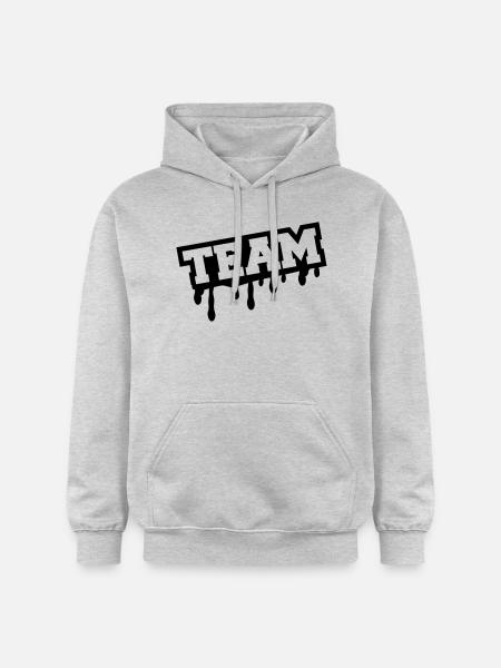 team_graffiti_wq1 - Gildan Unisex Softstyle® Midweight Hoodie - Hellgrau meliert