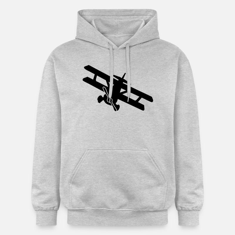 biplan_b1 - Sweat à capuche Softstyle® Gildan Unisexe - gris clair chiné