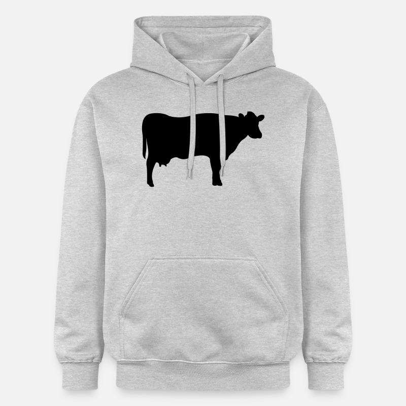 kuh - Sweat à capuche Softstyle® Gildan Unisexe - gris clair chiné