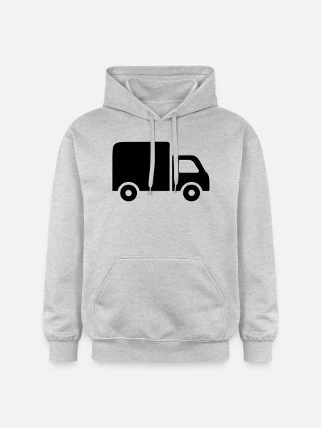 LKW - Gildan Unisex Softstyle® Midweight Hoodie - Hellgrau meliert