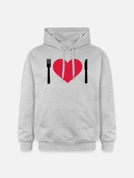 Couvert - Sweat à capuche Softstyle® Gildan Unisexe - gris clair chiné
