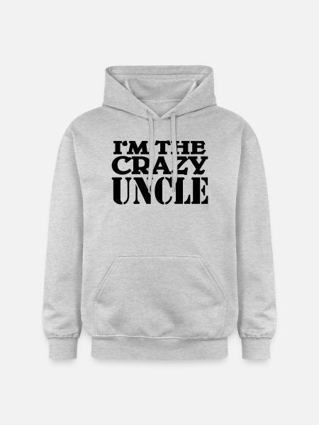 I'm the crazy Uncle - Gildan Unisex Softstyle® Midweight Hoodie - light heather grey