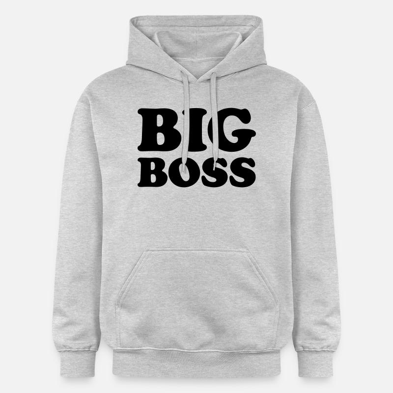 Big Boss - Sweat à capuche Softstyle® Gildan Unisexe - gris clair chiné