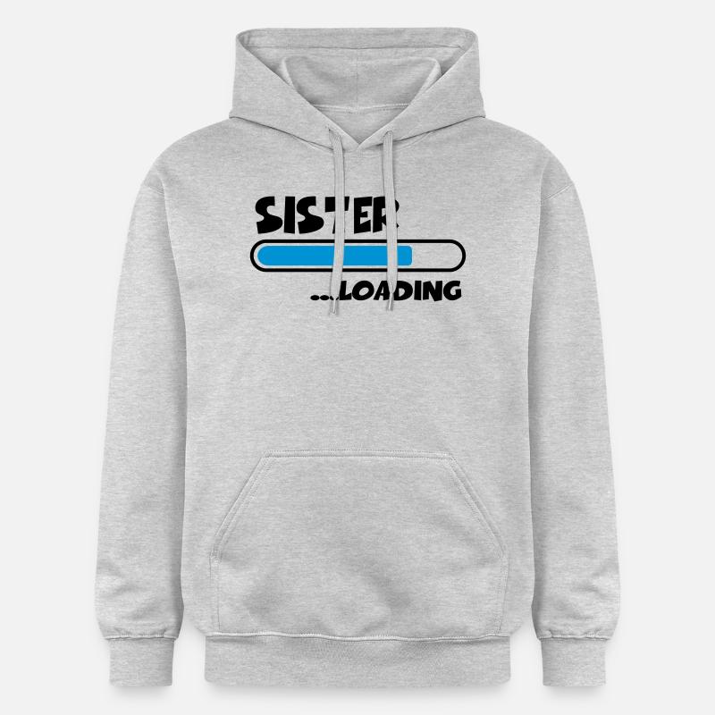 Sister loading - Sweat à capuche Softstyle® Gildan Unisexe - gris clair chiné