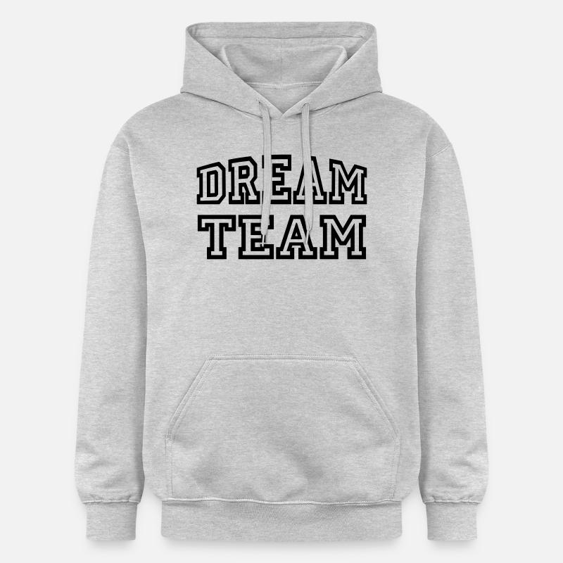 Dream Team - Sweat à capuche Softstyle® Gildan Unisexe - gris clair chiné