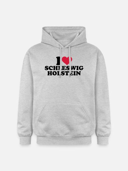 Schleswig Holstein - Gildan Unisex Softstyle® Midweight Hoodie - Hellgrau meliert