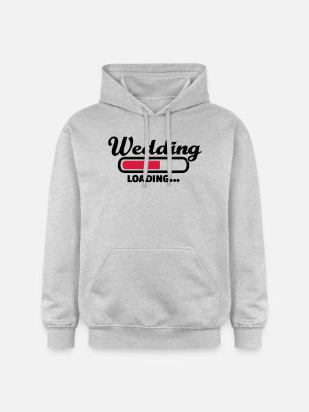 Wedding - Sweat à capuche Softstyle® Gildan Unisexe - gris clair chiné