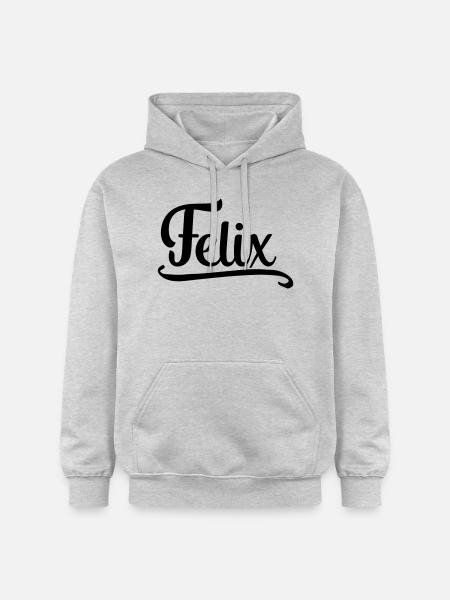 (felix) - Gildan Unisex Softstyle® Midweight Hoodie - Hellgrau meliert