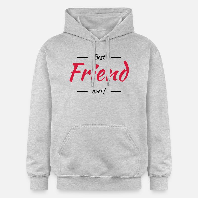 Best friend ever - Sweat à capuche Softstyle® Gildan Unisexe - gris clair chiné