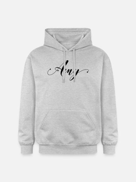 (amy) - Gildan Unisex Softstyle® Midweight Hoodie - Hellgrau meliert