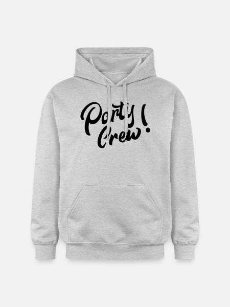 Party Crew - Gildan Unisex Softstyle® Midweight Hoodie - light heather grey