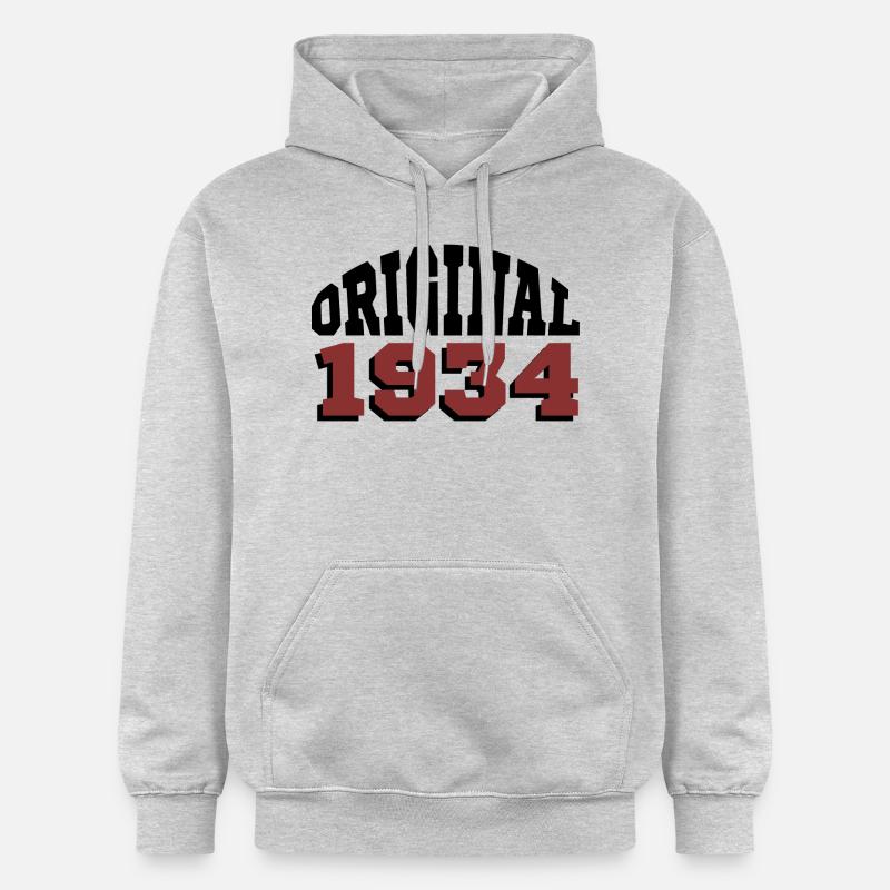 Original 1934 - Sweat à capuche Softstyle® Gildan Unisexe - gris clair chiné