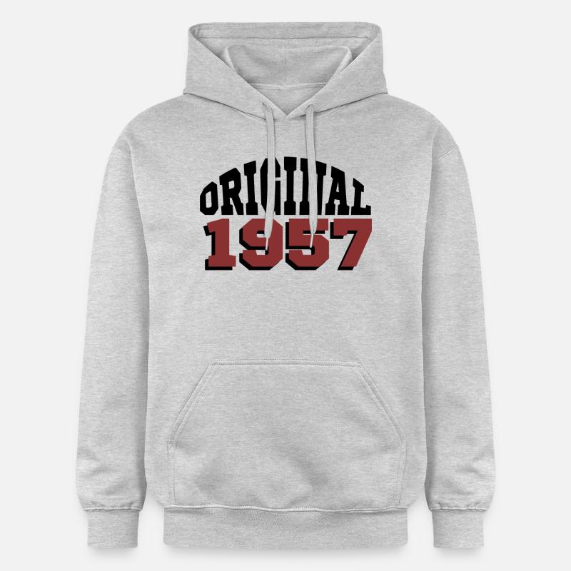Original 1957 - Sweat à capuche Softstyle® Gildan Unisexe - gris clair chiné