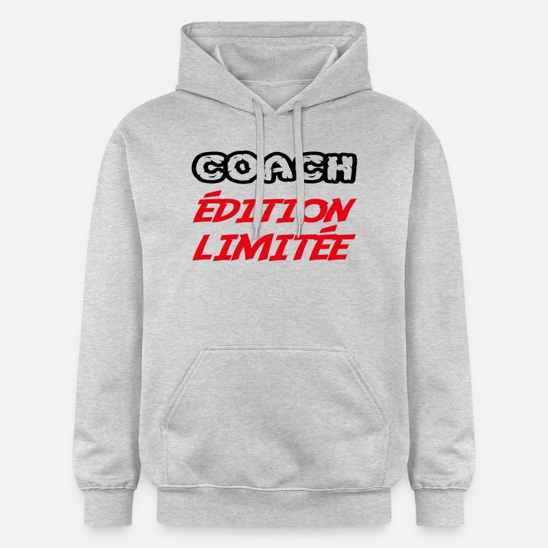 COACH édition limitée - Sweat à capuche Softstyle® Gildan Unisexe - gris clair chiné
