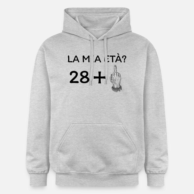 Mon âge 29 ans - Sweat à capuche Softstyle® Gildan Unisexe - gris clair chiné